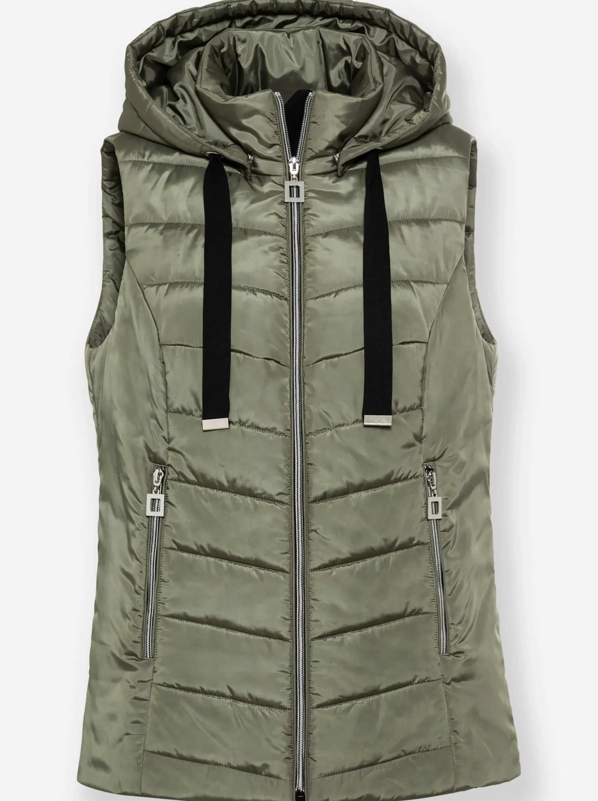 Jacken|heine Steppweste khaki