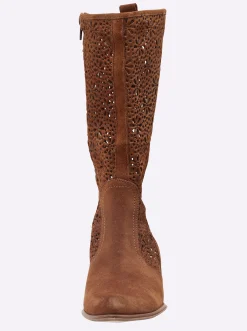 Stiefel|heine Stiefel cognac