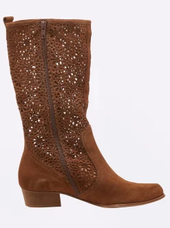 Stiefel|heine Stiefel cognac
