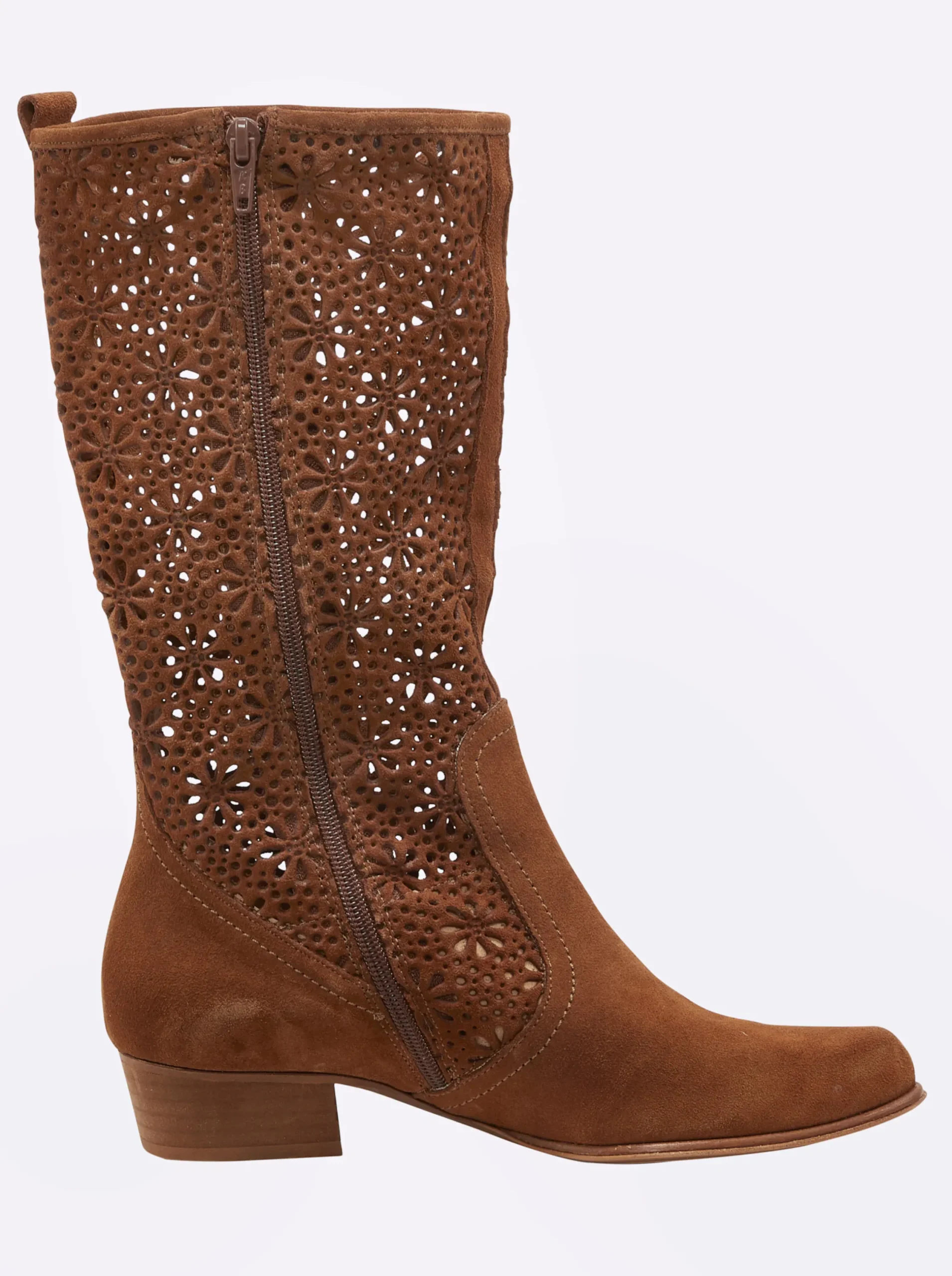Stiefel|heine Stiefel cognac