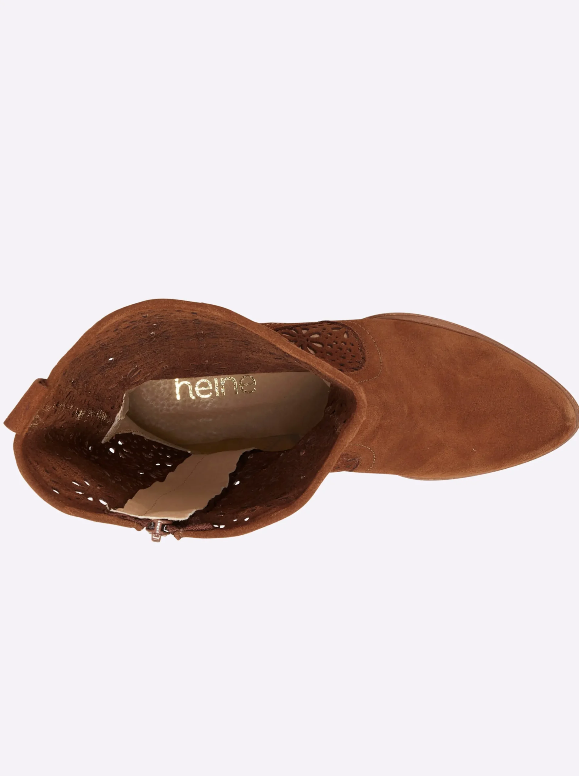 Stiefel|heine Stiefel cognac