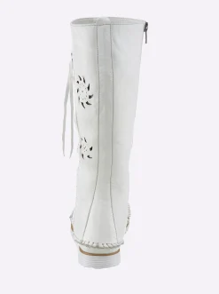 Stiefel|Andrea Conti Stiefel weiß