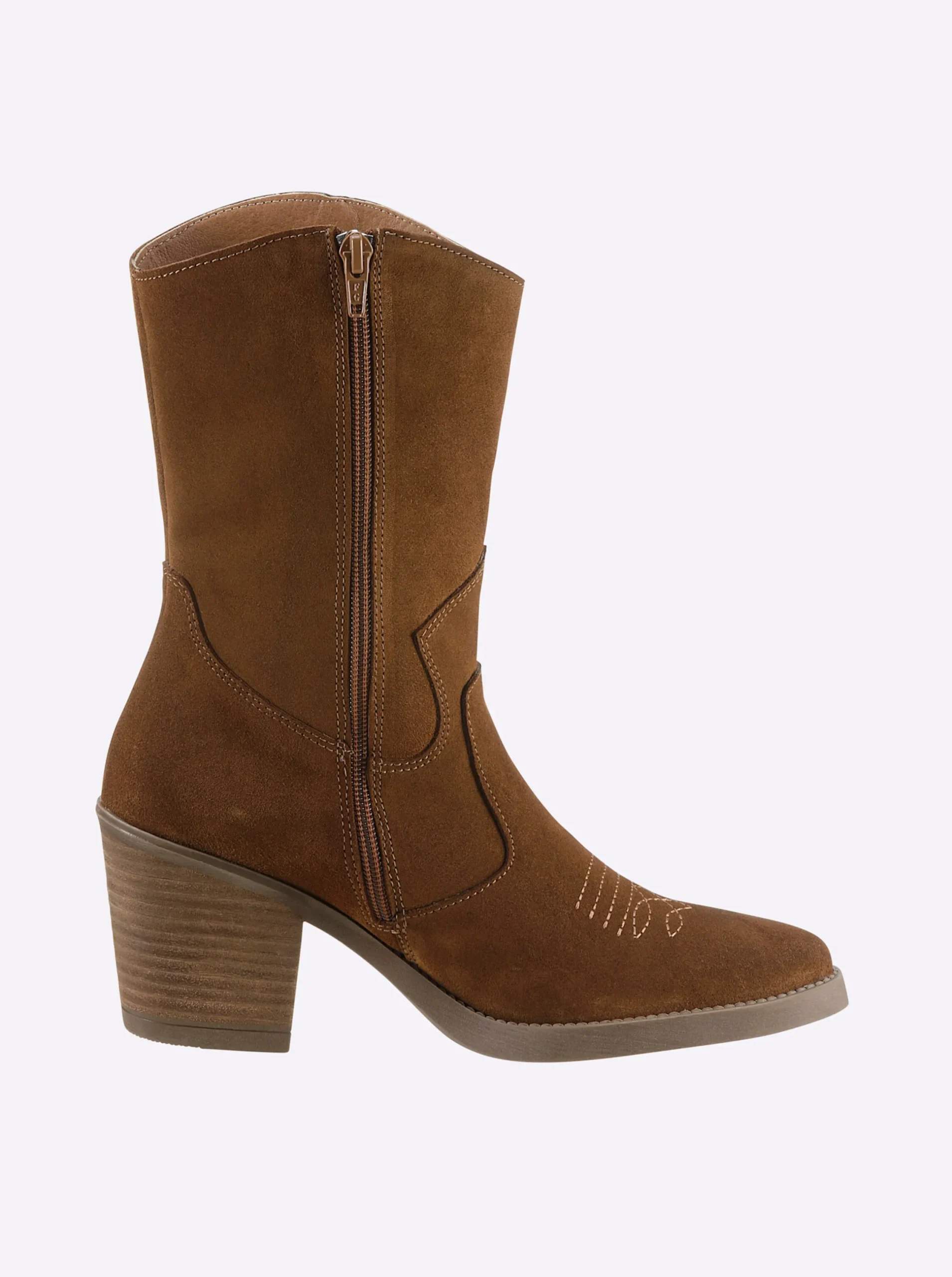 Stiefel|heine Stiefel cognac