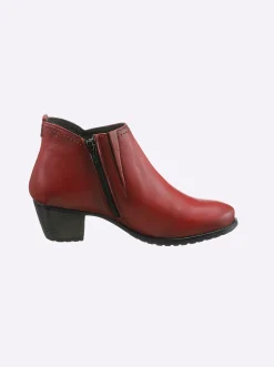 Stiefeletten|Stiefel|heine Stiefelette rot