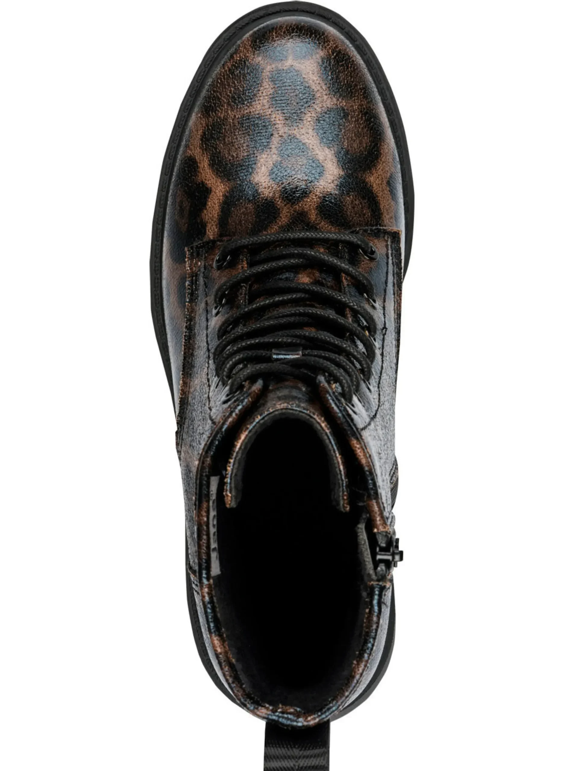 Stiefeletten|Stiefel|Jana Stiefelette schwarz-gemustert