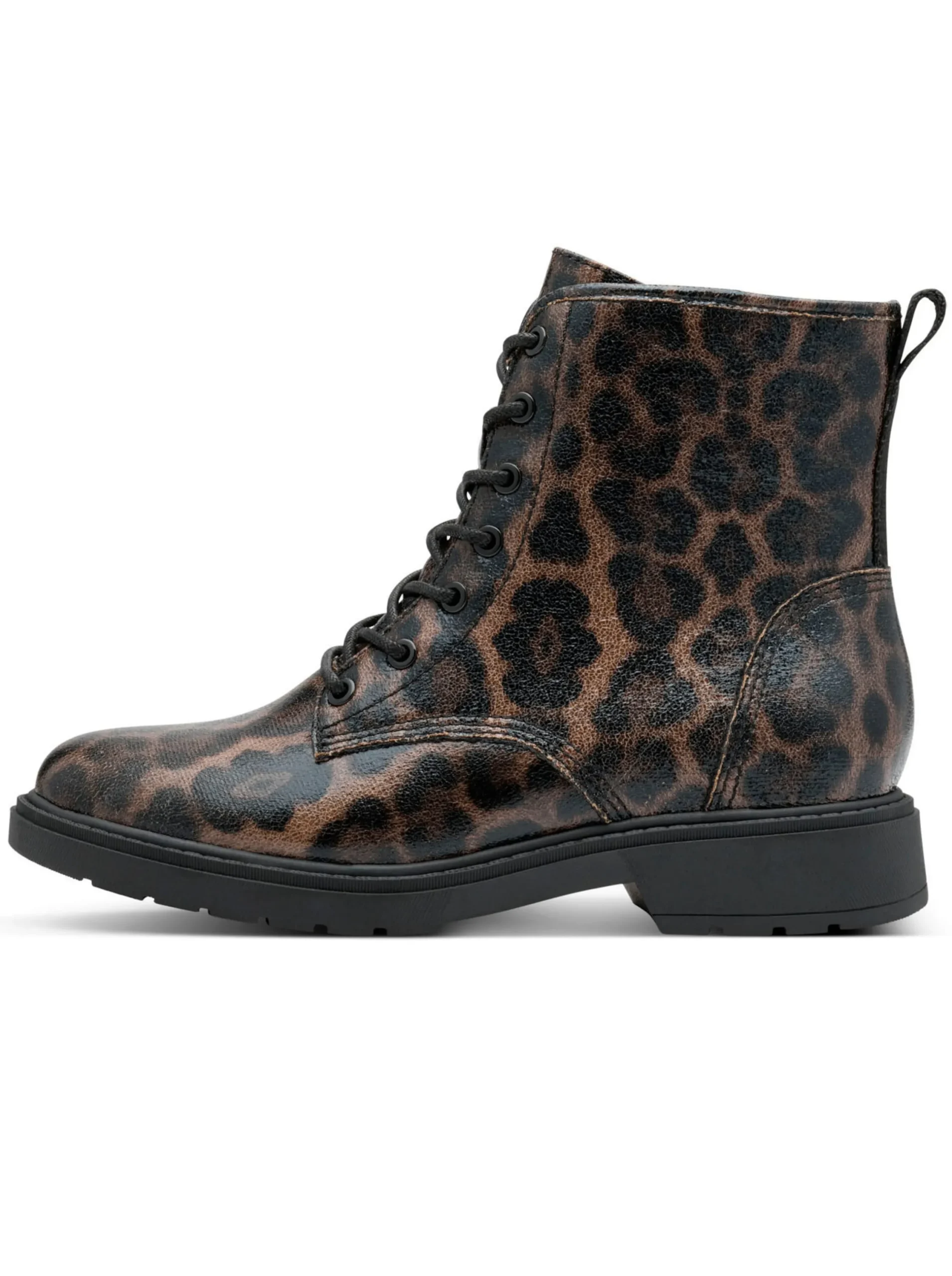 Stiefeletten|Stiefel|Jana Stiefelette schwarz-gemustert