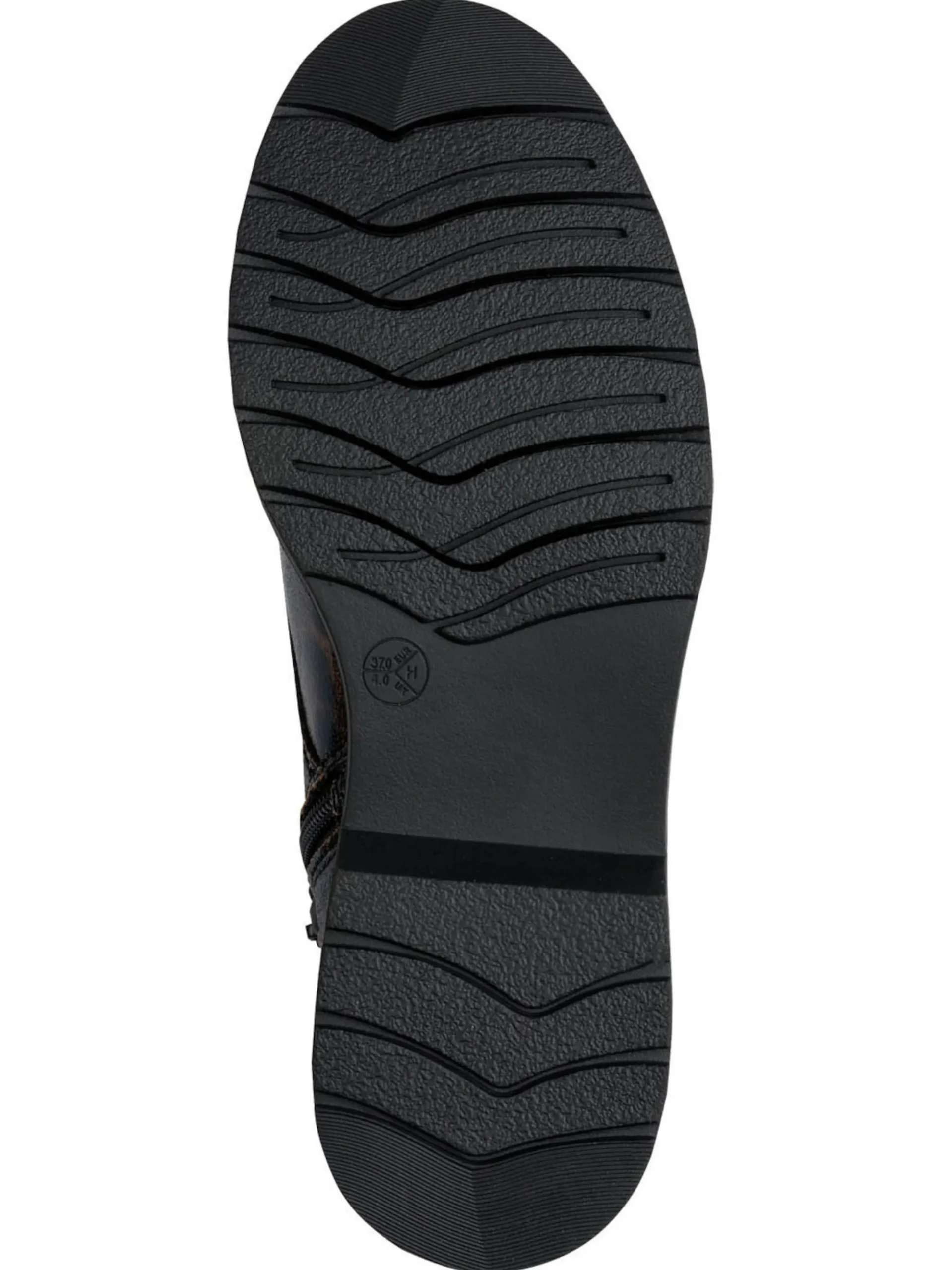 Stiefeletten|Stiefel|Jana Stiefelette schwarz-gemustert