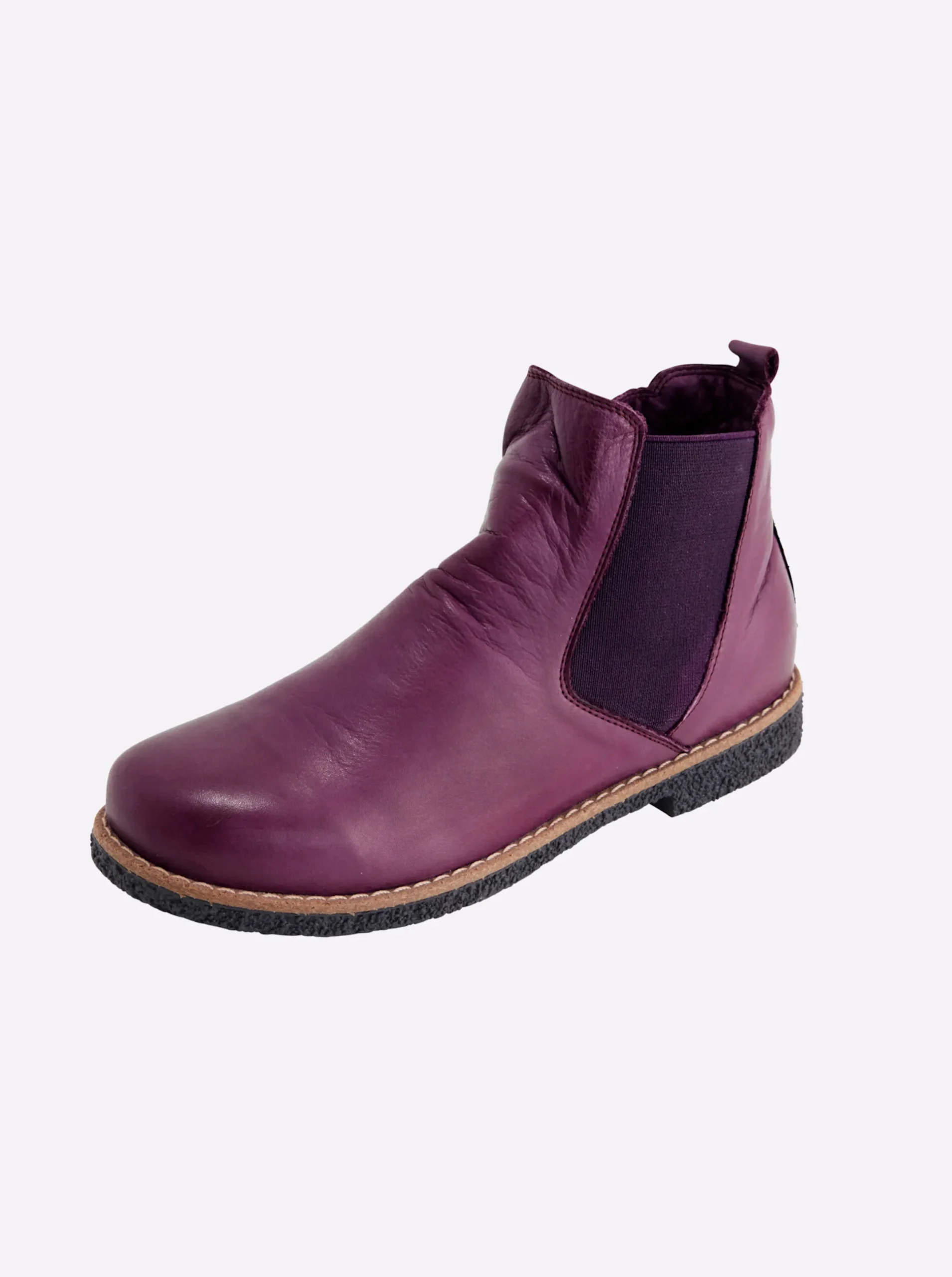 Stiefeletten|Stiefel|Andrea Conti Stiefelette pflaume