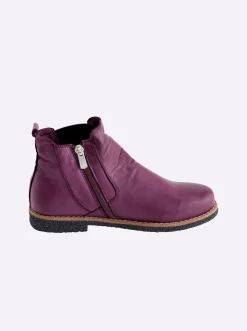 Stiefeletten|Stiefel|Andrea Conti Stiefelette pflaume