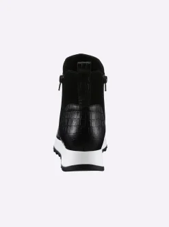 Stiefeletten|Stiefel|heine Stiefelette schwarz