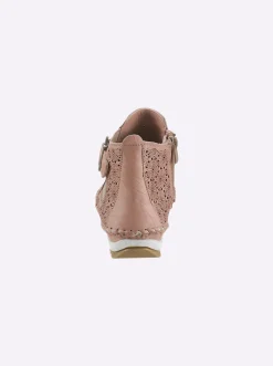 Stiefeletten|Stiefel|Gemini Stiefelette altrosa