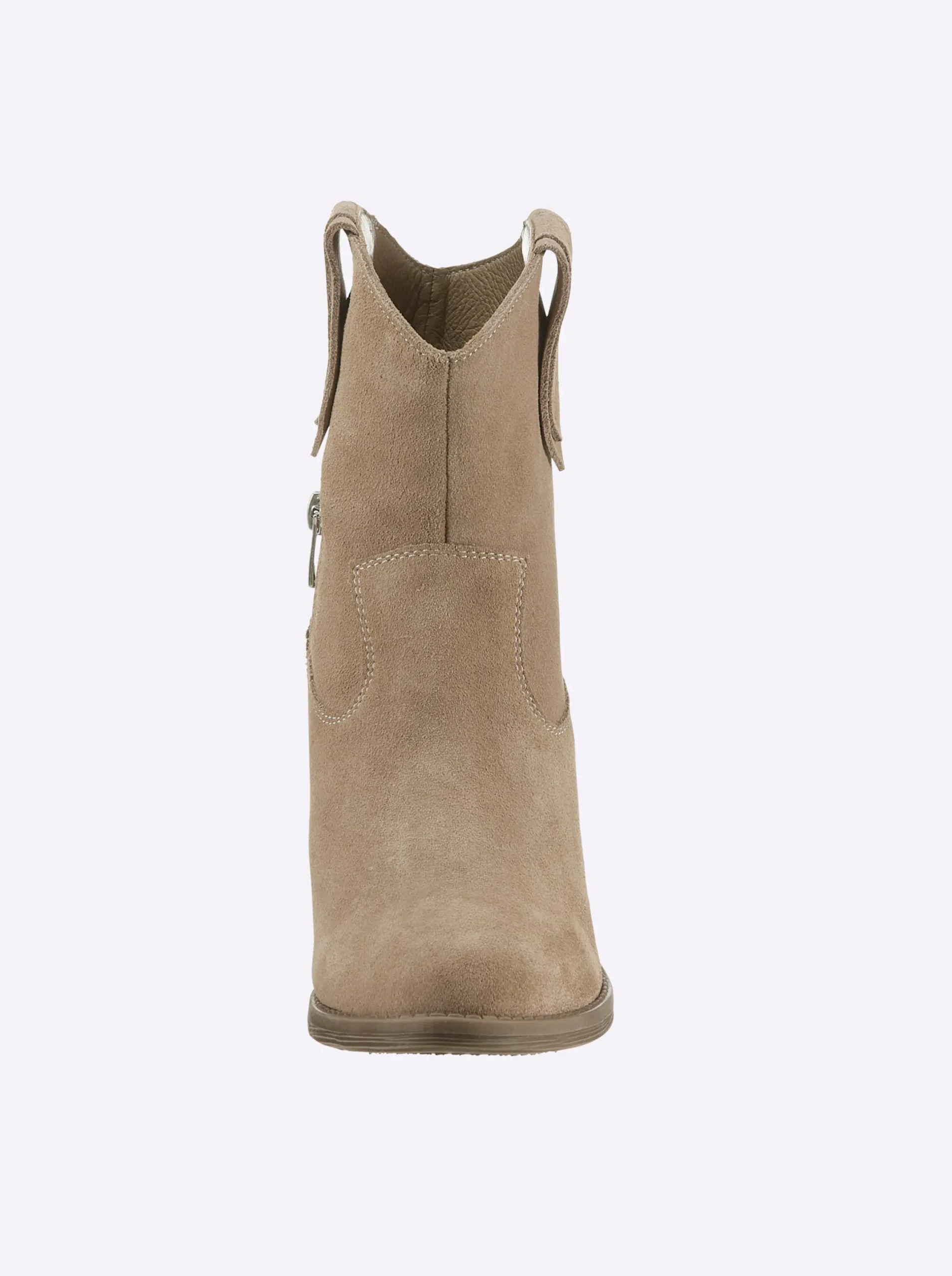 Stiefeletten|Stiefel|heine Stiefelette taupe