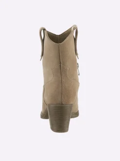 Stiefeletten|Stiefel|heine Stiefelette taupe