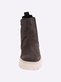 Stiefeletten|Stiefel|Gabor Stiefelette grau
