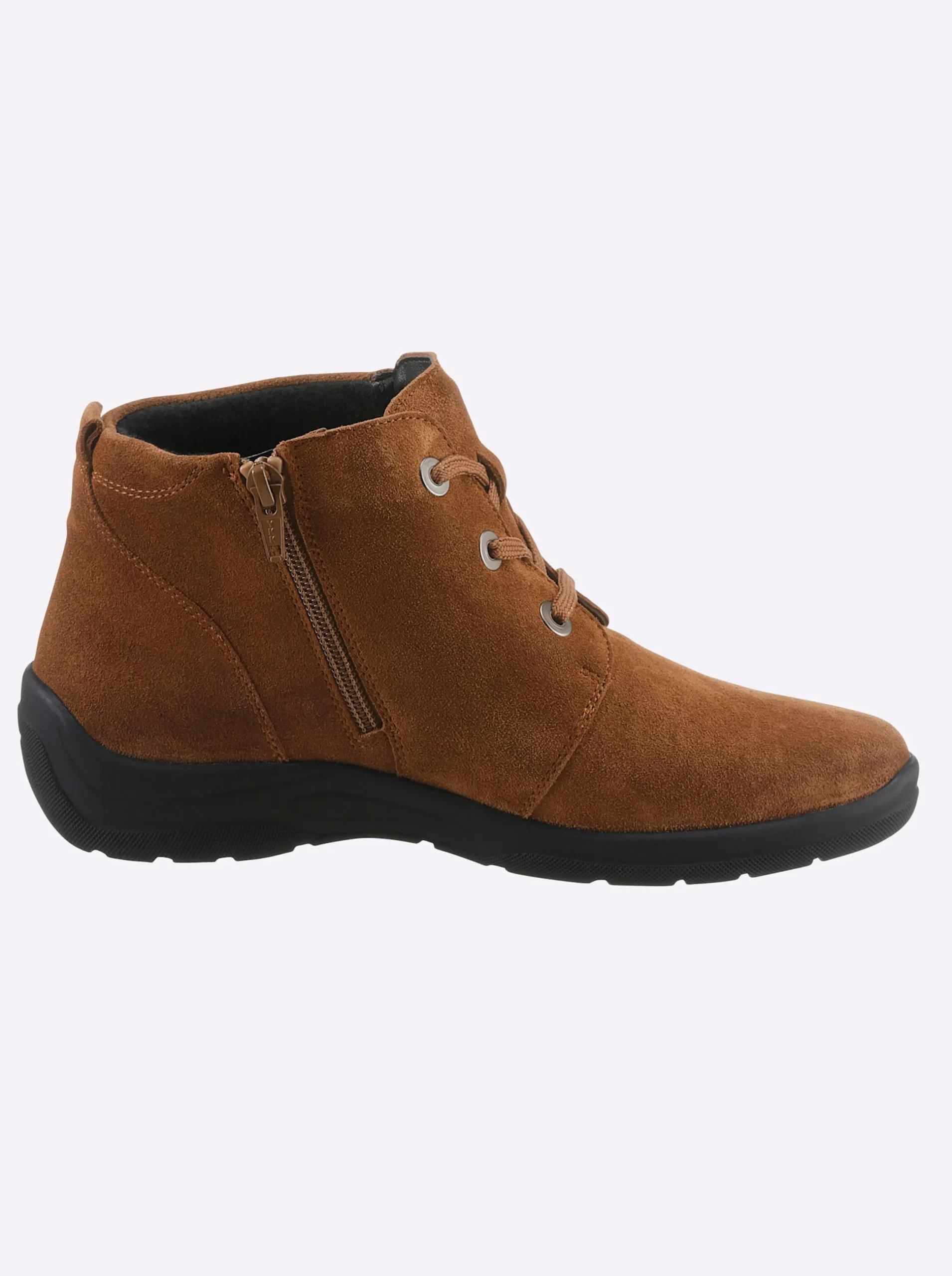 Stiefeletten|Stiefel|Waldläufer Stiefelette cognac