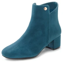 Stiefeletten|Stiefel|LASCANA Stiefelette petrol