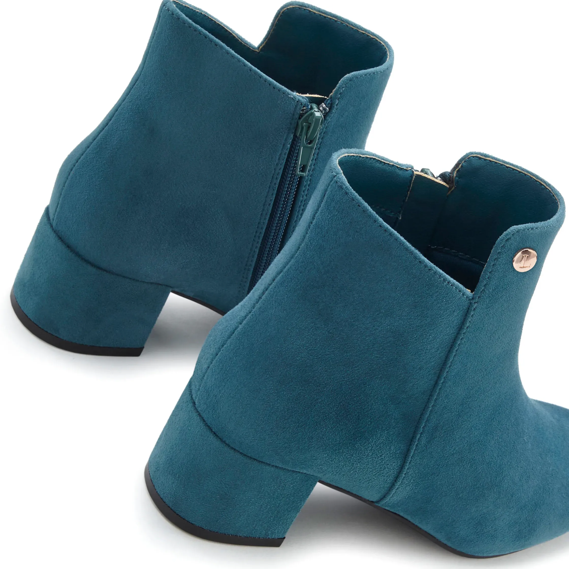 Stiefeletten|Stiefel|LASCANA Stiefelette petrol