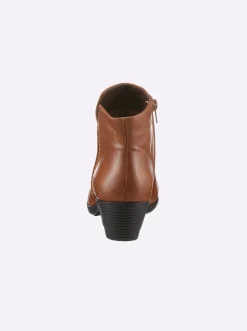 Stiefeletten|Stiefel|Andrea Conti Stiefelette cognac
