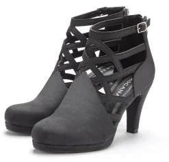 Stiefeletten|Stiefel|LASCANA Stiefelette schwarz