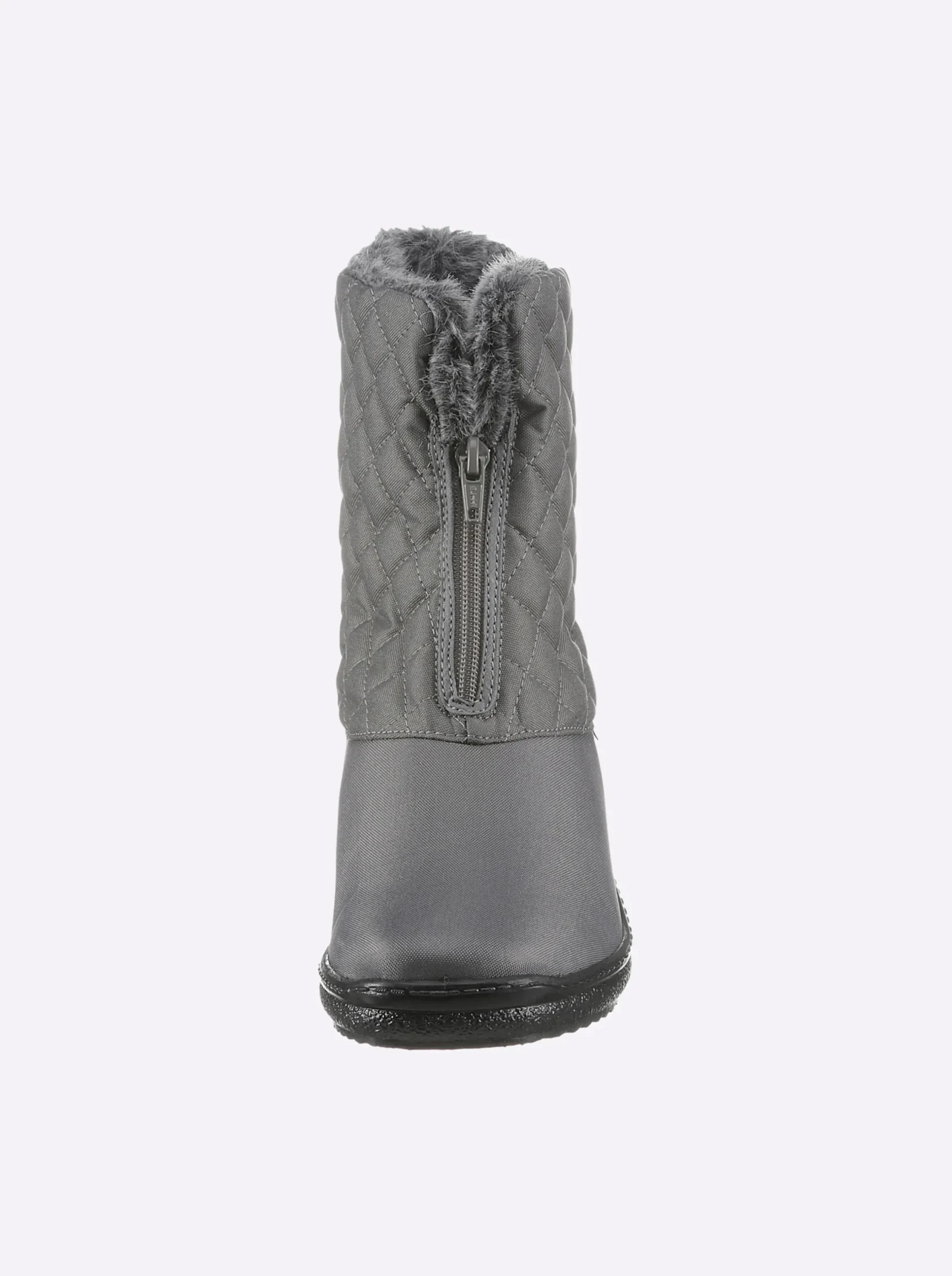 Stiefeletten|Stiefel| Stiefelette grau