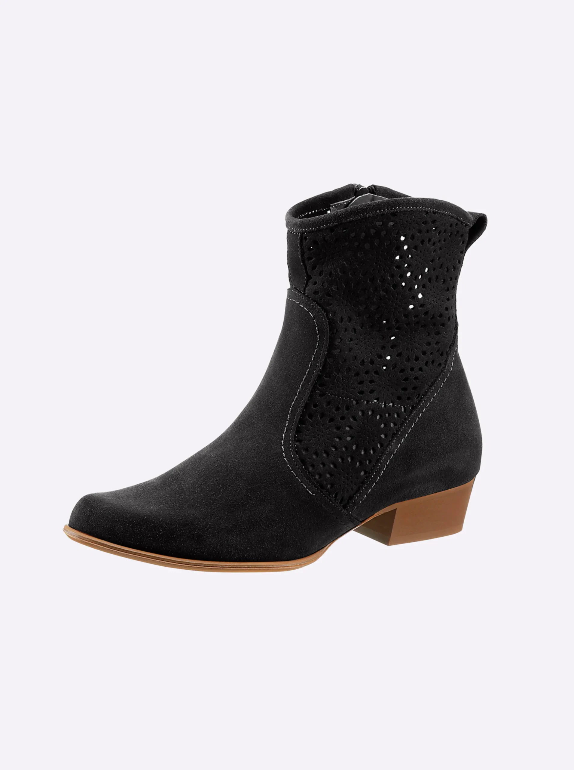 Stiefeletten|Stiefel|heine Stiefelette schwarz