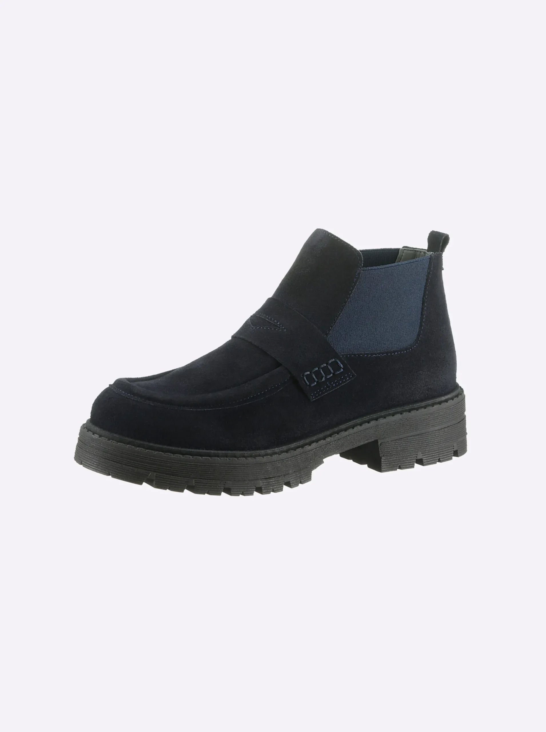 Stiefeletten|Stiefel|heine Stiefelette marine