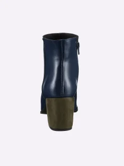 Stiefeletten|Stiefel|heine Stiefelette marine-grün