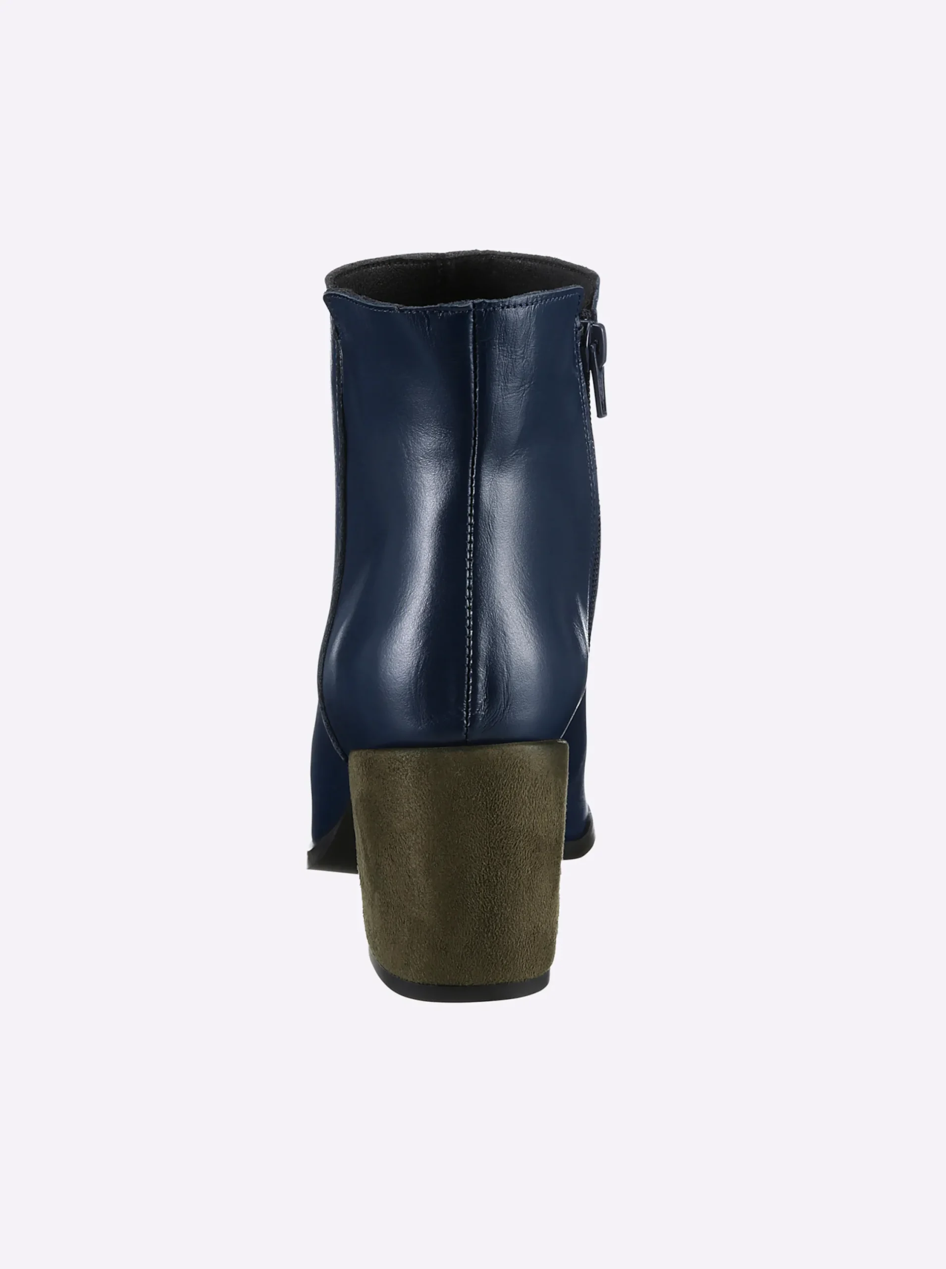 Stiefeletten|Stiefel|heine Stiefelette marine-grün
