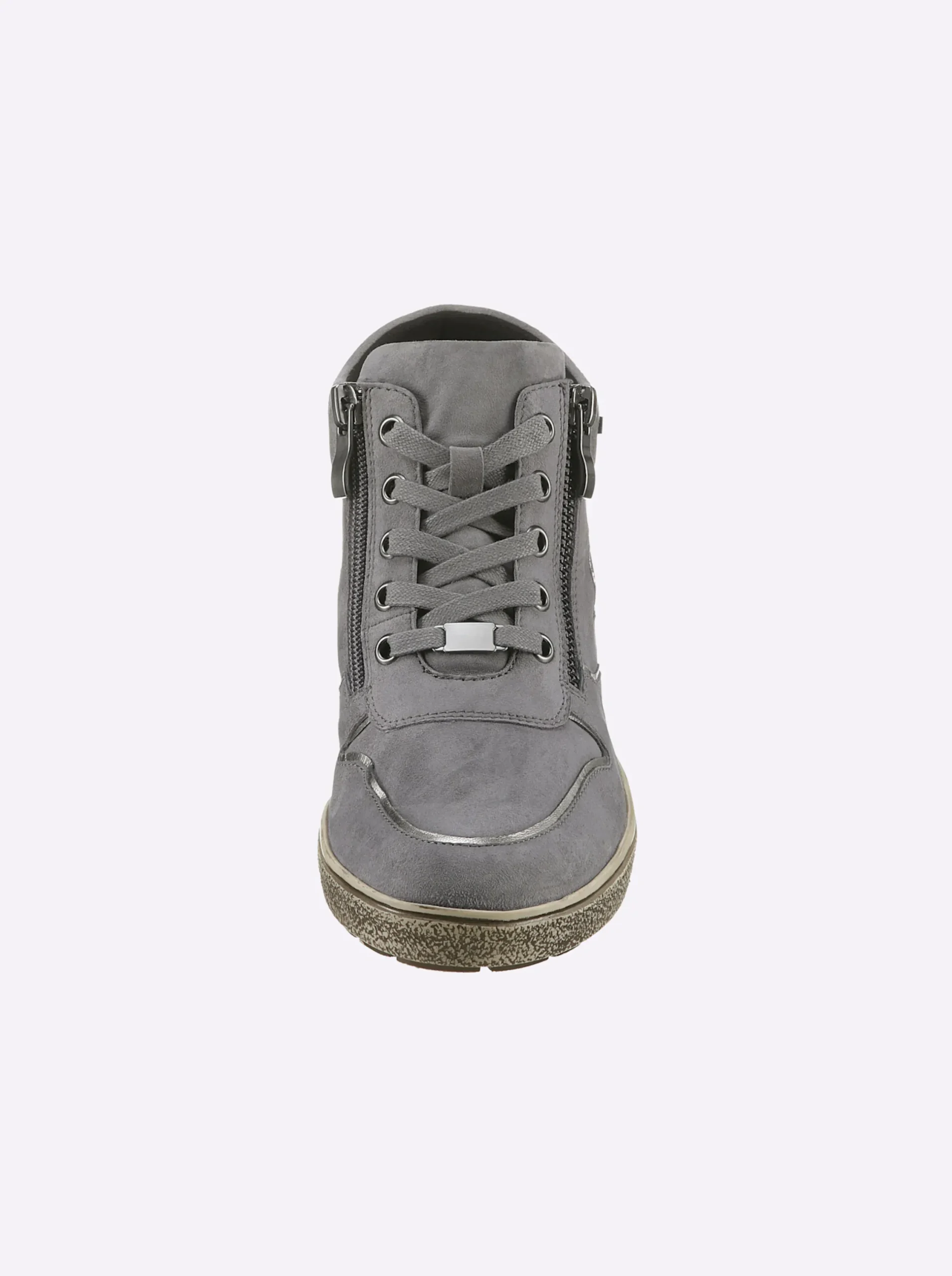 Stiefeletten|Stiefel|Caprice Stiefelette grau