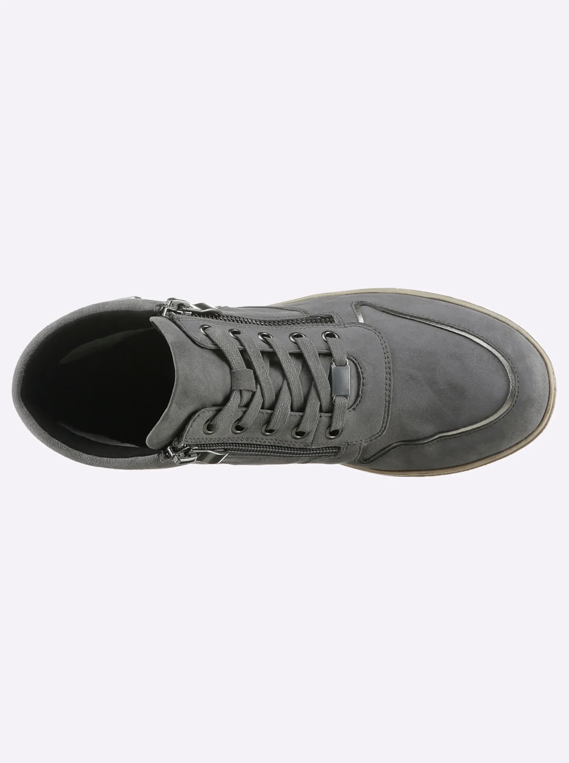 Stiefeletten|Stiefel|Caprice Stiefelette grau