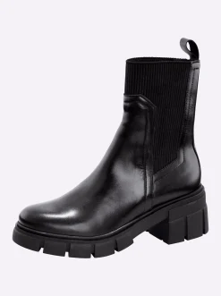 Stiefeletten|Stiefel|heine Stiefelette schwarz