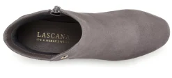 Stiefeletten|Stiefel|LASCANA Stiefelette hellgrau