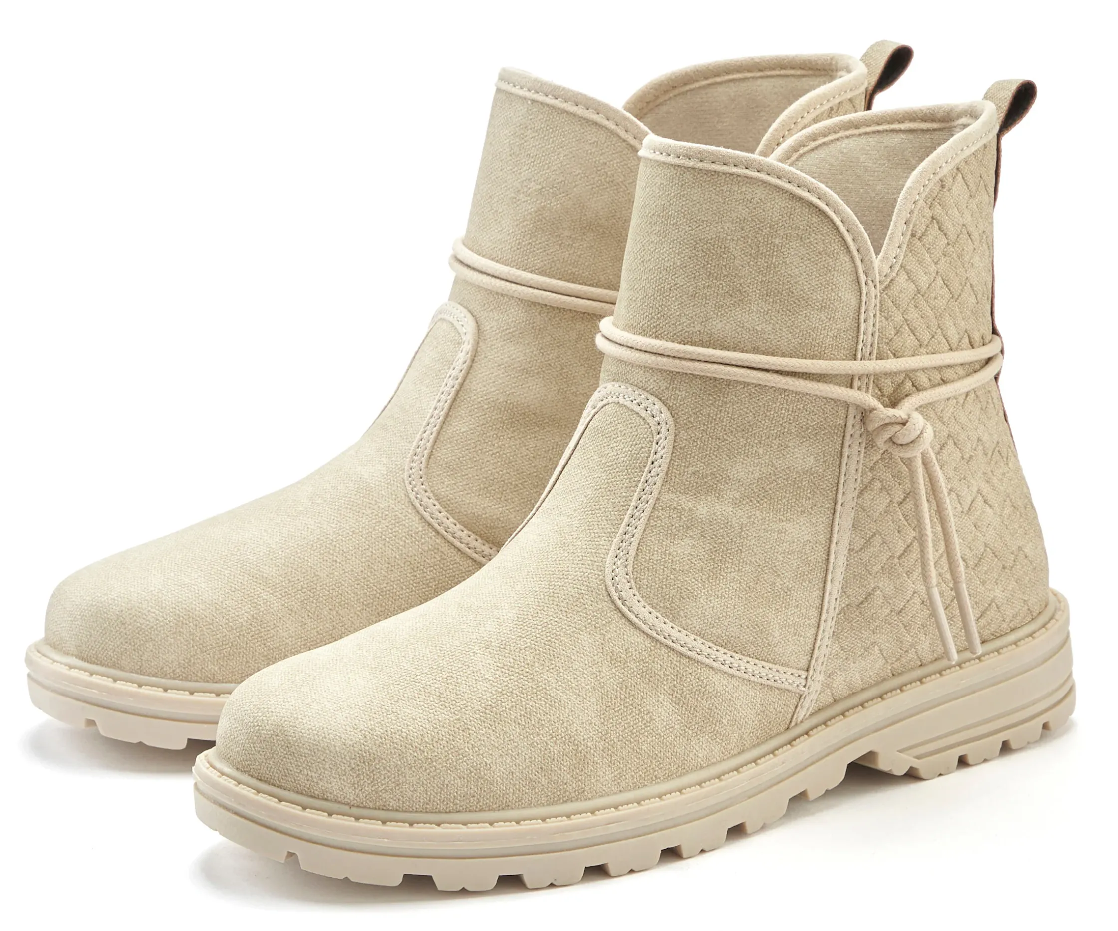 Stiefeletten|Stiefel|Vivance Stiefelette beige