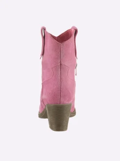 Stiefeletten|Stiefel|heine Stiefelette pink