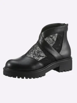 Stiefeletten|Stiefel|heine Stiefelette schwarz