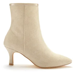 Stiefeletten|Stiefel|LASCANA Stiefelette beige