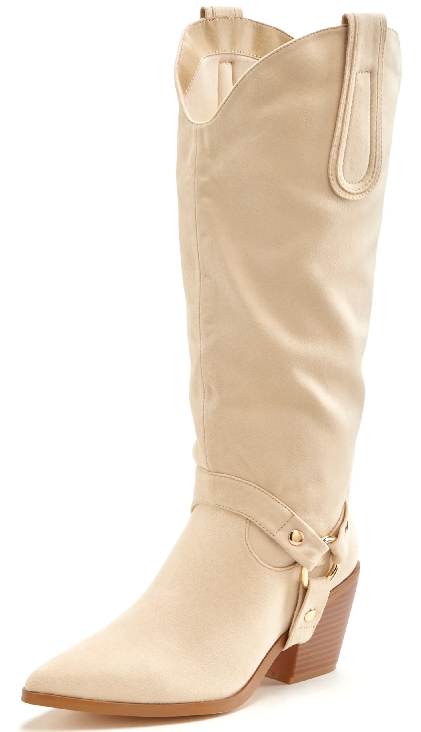 Stiefeletten|Stiefel|LASCANA Stiefelette beige