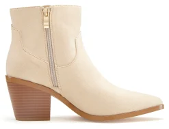 Stiefeletten|Stiefel|LASCANA Stiefelette beige