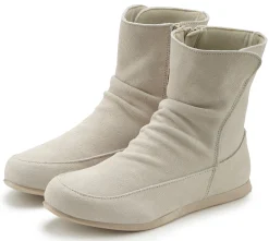 Stiefeletten|Stiefel|Vivance Stiefelette hellgrau/creme
