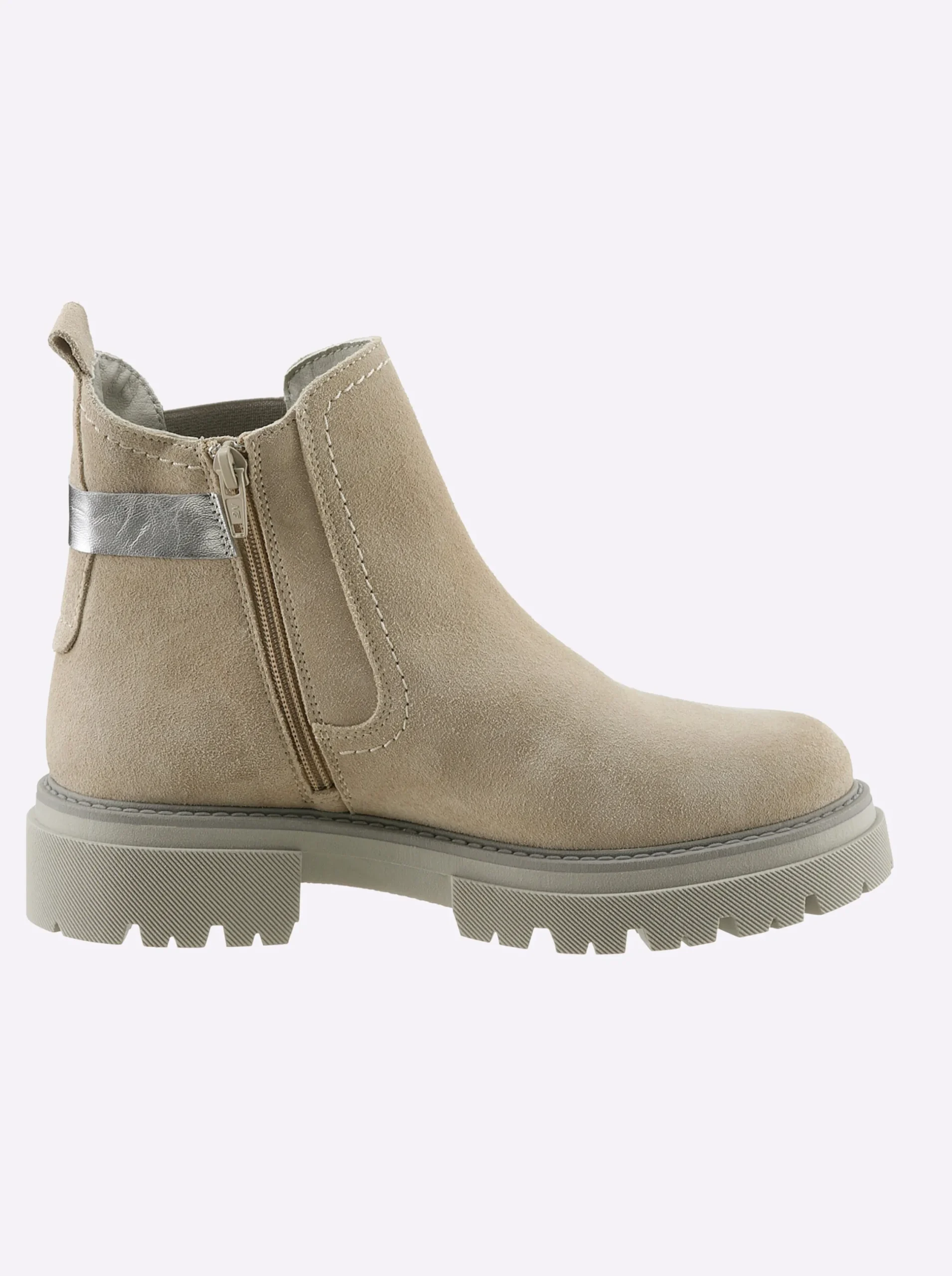 Stiefeletten|Stiefel|heine Stiefelette beige