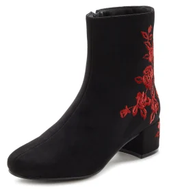 Stiefeletten|Stiefel|LASCANA Stiefelette schwarz