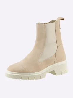 Stiefeletten|Stiefel|heine Stiefelette sand