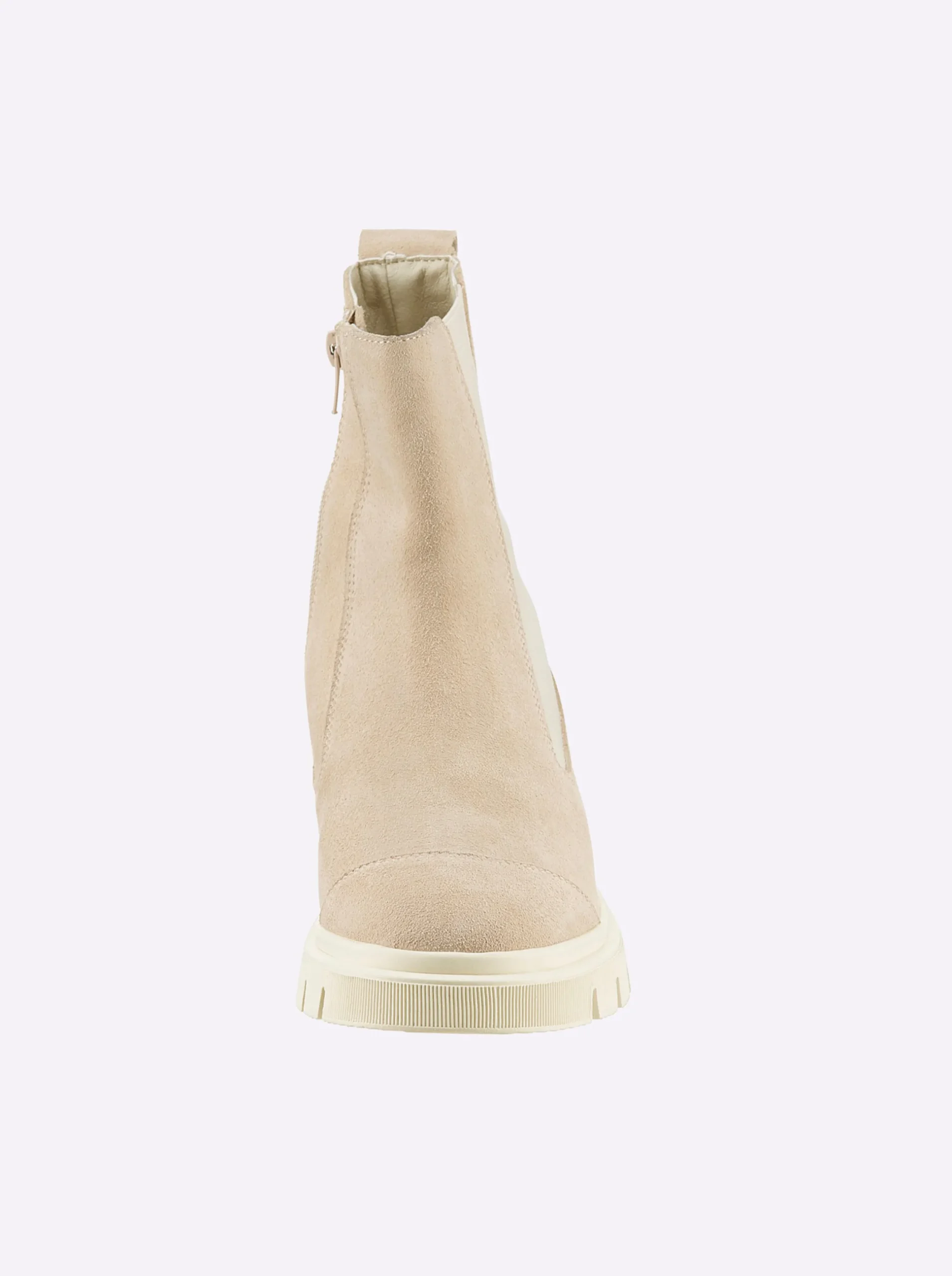 Stiefeletten|Stiefel|heine Stiefelette sand