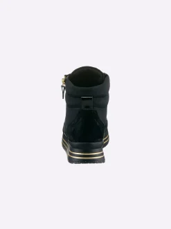 Stiefeletten|Stiefel|Remonte Stiefelette schwarz