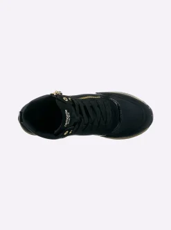 Stiefeletten|Stiefel|Remonte Stiefelette schwarz