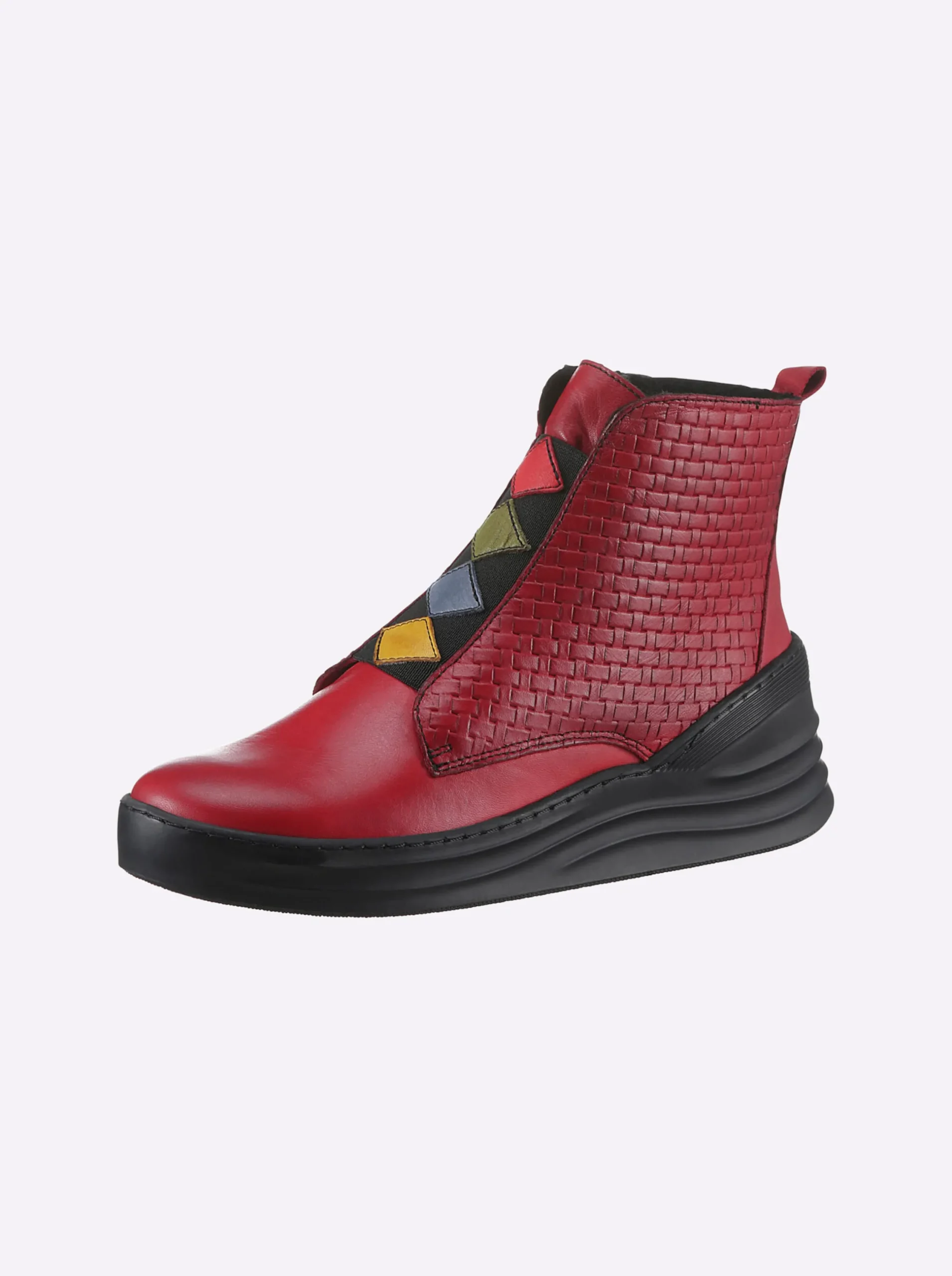 Stiefeletten|Stiefel|Gemini Stiefelette rot