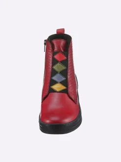 Stiefeletten|Stiefel|Gemini Stiefelette rot