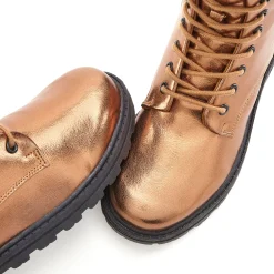Stiefeletten|Stiefel|LASCANA Stiefelette bronzefarben