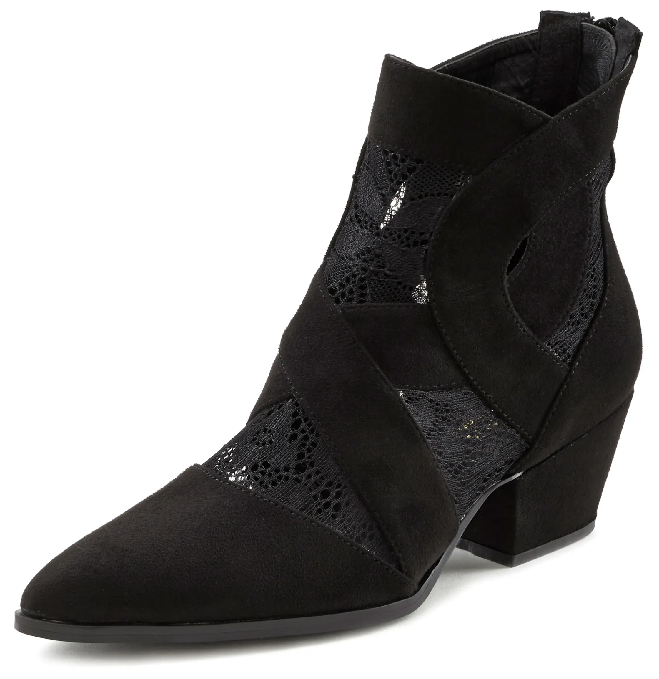 Stiefeletten|Stiefel|LASCANA Stiefelette schwarz