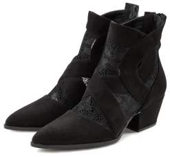 Stiefeletten|Stiefel|LASCANA Stiefelette schwarz